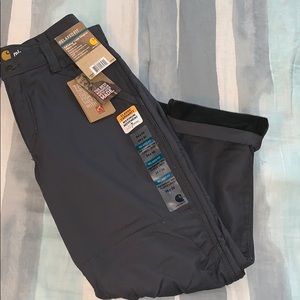 NWT Men’s Carhartt fleece-lined work pants